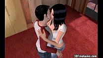 video вкусный 3d мультфильм брюнетка сосет член и трахается sex