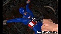 video フォクシー3d漫画のベイビーはキャプテンアメリカに犯される sex
