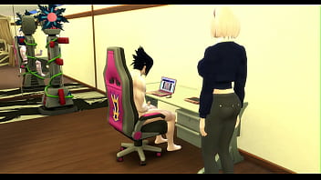 video abigail naruto cap 1 goes to visit his girlfriend sarada and then sakura gets sasuke masturbating sees them having sex