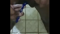 video shaving my cock sex