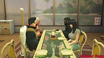 video binor akatsuki porn cap 4 at a dinner hidan went to talk for a while with hinata she asks him to do oral sex and sex