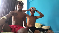 video законные кузены скучают в спальне без презерватива sex