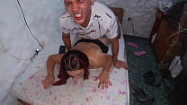 video i make a deal with my step sister in exchange for fixing the house i tell her to show me her tits and we end up sex