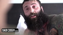 video horny old man fools his sexy young stepson and makes him gagg on his cock and bang his bubble butt sex