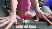 video я получаю много спермы на лицо после горячей ебли моей киски sex