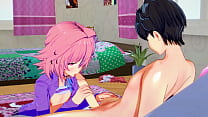 video lng fate grand order yaoi gudao x astolfo blowjob sissy japanese asian manga anime game porn gay sex