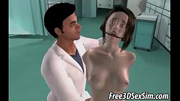 video 彼女の医者によって激しく犯されるおいしい3dブルネット sex