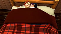 video step mom has to share the bed with her son at the hotel because they did not have other empty rooms or with sex