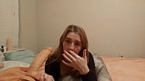video чрезвычайно длинный и толстый фаллоимитатор анальный секс из задницы в рот глубокая глотка грязный sex