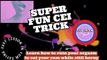 video cei trick learn how to ruin your orgasm to eat your cum while still horny by goddess lana sex