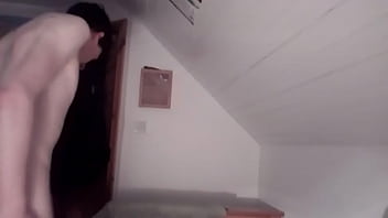 video teen fucks himself hard on a bed sex