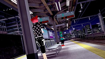 video femboy deku gets publicly fucked at trainstation sex