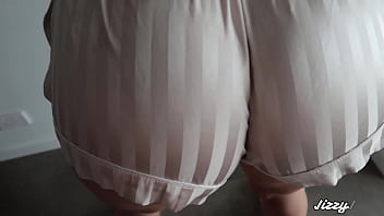 video hyb step sister makes her step bro cum in her panties by rubbing her tight pussy on his juicy cock sex