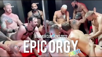 video epic orgy 21 guys bareback sex