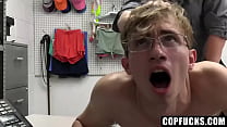 video shoplifting guy cannot leave until her makes officer cum darron bluu cole church copfucks sex