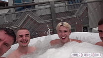video he is secretly edging cum in mates arse loads up scally in 4sum sex