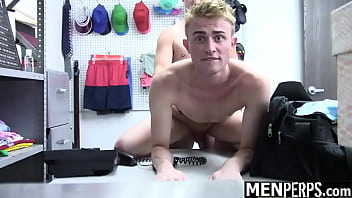 video officer performs strip search and deep cavity search on straight shoplifting suspect menperps sex