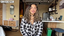video первый порно кастинг для кудрявой латинской милфы минет с риммингом и спермой в рот от первого лица sex