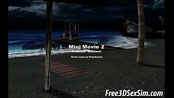 video горячая 3d крошка дрочит на пляже sex