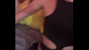 video wifepers young sissy tgirl crossdressing in sexy black cheerleader outfit sex