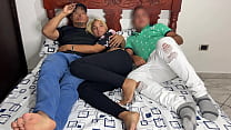 video watching movie with my boyfriend and his best friend who lays next to me and starts touching my ass next to my sex