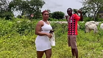 video naughty student accept a huge deal to fuck a cattle farmer in the school visinity sex