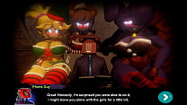 video fnaf night club экстремальная хентай игра ep17 девушки из fnaf такие сексуальные в наряде санты sex