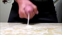 video スローモーション再生でザーメン sex