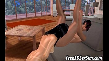 video 3d рыжая крошка трахается страпоном на дилдо sex
