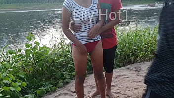 video секс втроем у реки в перу в конце я кончил ей в попку кремпай sex