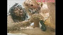 video ボインの黒檀のレズビアンはブロンドの猫を吸う sex