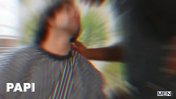 video andre donovan is a barber and he makes sure that his dick will touch his customer ty mitchells shoulder papi sex