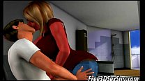 video おいしい3d漫画のブロンドのベイビーは堅い雄鶏を吸います sex
