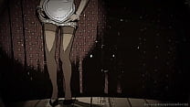 video lara latex dressing like a 70s hooker and cums for larasplayground sex