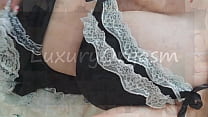 video ale busty stepsister put on sexy lingerie and started playing with her big tits sex
