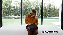 video большие сиськи доят твердый член в любительском видео на кастинге sex