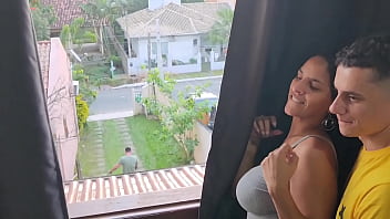 video the husband made a mistake while cutting the grass i took the opportunity to hide it sex