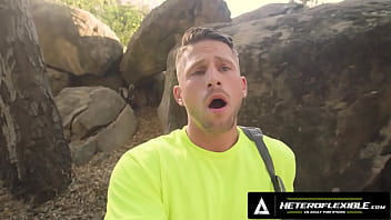 video heteroflexible hiker sucks buddys venom from wild snake bite gets rewarded with rough assfucking sex
