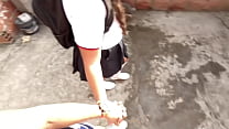 video я забыла свою падчерку из школы и трахну ее на заброшенном участке секс крупным планом sex