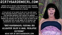 video dirtygardengirl трахает большой дилдоаллигатор и экстремальный анальный пролапс sex