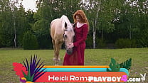 video натуральная рыжеволосая милфакрошка хайди романова позирует обнаженной а сексуальная модель выставляет напоказ sex