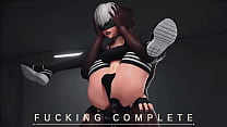 video while 2b is away 9s decides to explore his feminine side nier automata joi feminization sex