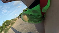 video my thong rips while running and i get caugh nude by a cyclist sex