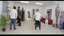 video я посещаю художественную галерею моего друга мокрого и меня трахают 9 парней atm dap dp milk stuff tap tp gapes sex