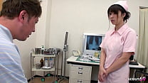 video японская медсестра с большими сиськами соблазняет пациента на трах с кремом в нецензурном порно jav sex