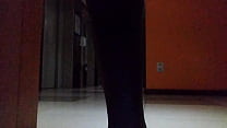 video porn slut showing her ass in the hotel hallway sex