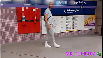 video naughty male with a hard dick at the subway station did not hide it and showed what he wanted mrbumbumbrasil sex