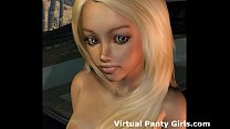 video 3d киберпанккрасотка соблазняет в трусиках sex