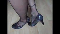 video step patent leather pumps nylons and anklet shoeplay and dangling by isabellesandrine sex