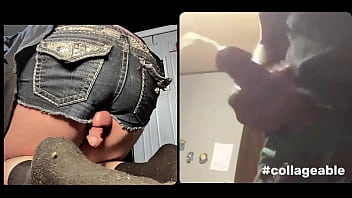 video crossdresser getting off big cumshot sex